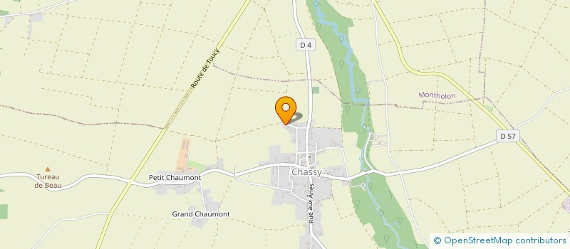 localisation de l'entreprise EURL VAUDENAY  CHASSY