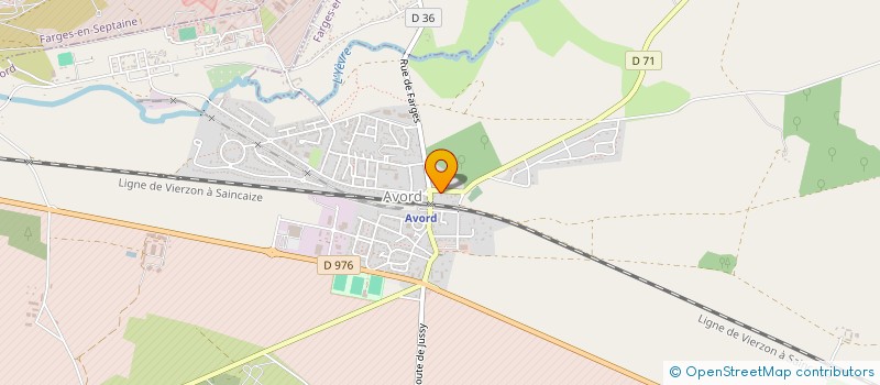 localisation de l'entreprise EURL VAUVRE PATRICE  AVORD