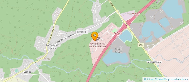 localisation de l'entreprise EURL VAYSSE DAVID  MIOS