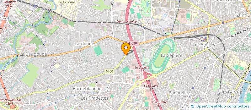 localisation de l'entreprise EURL VEGEFLOR à TOULOUSE
