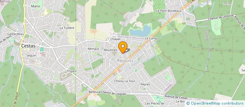 localisation de l'entreprise EURL VELLA CLAUDE  CESTAS