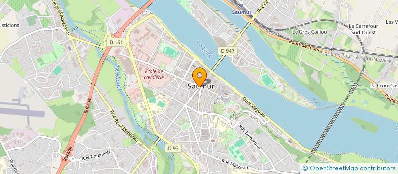 localisation de l'entreprise EURL VELLUET OPTIQUE à SAUMUR
