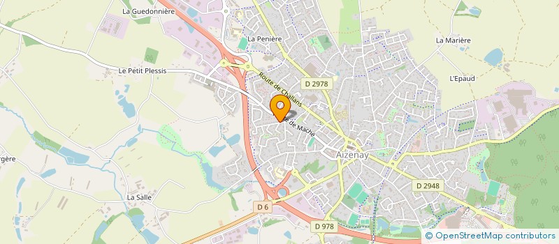 localisation de l'entreprise EURL VEND'EXPRESS à AIZENAY
