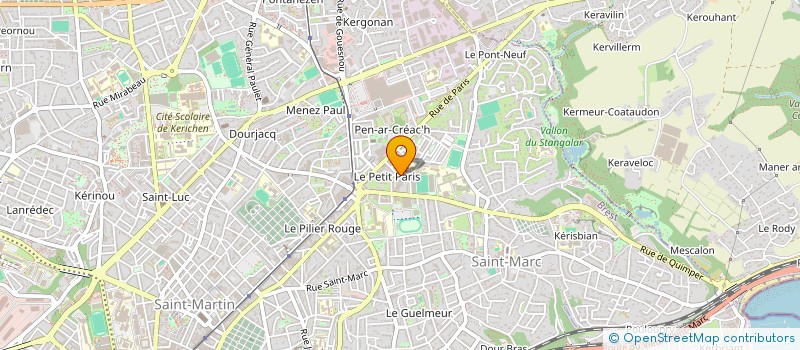 localisation de l'entreprise EURL VENNEGUES LOIC à BREST