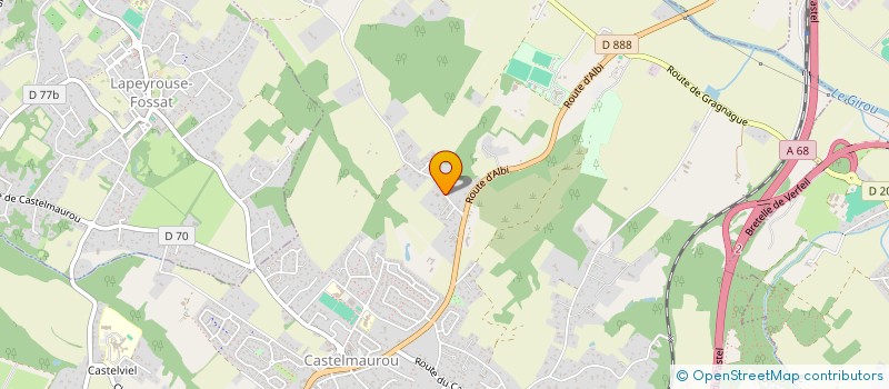 localisation de l'entreprise EURL VENTAJA IMMOBILIER PROMOTION PAR ABREVIATION EURL VIP  CASTELMAUROU