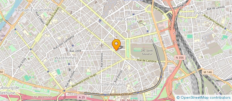 localisation de l'entreprise EURL VERCAMER à LILLE