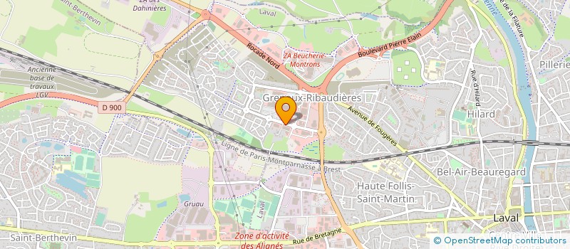 localisation de l'entreprise EURL VERGER COURTAGE à LAVAL