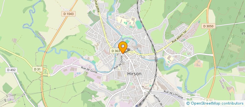 localisation de l'entreprise EURL VEROLAP à HIRSON