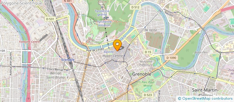 localisation de l'entreprise EURL VERSUS à GRENOBLE