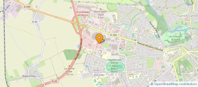 localisation de l'entreprise EURL VERTRAY à ARRAS