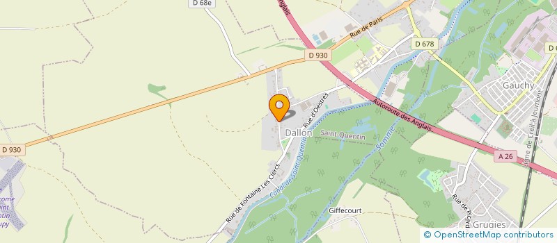 localisation de l'entreprise EURL VICATA  DALLON