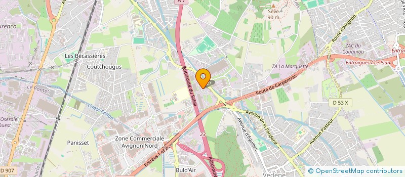 localisation de l'entreprise EURL VICELTEAUX à SORGUES