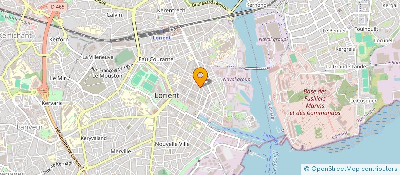 localisation de l'entreprise EURL VICTOIRE  LORIENT