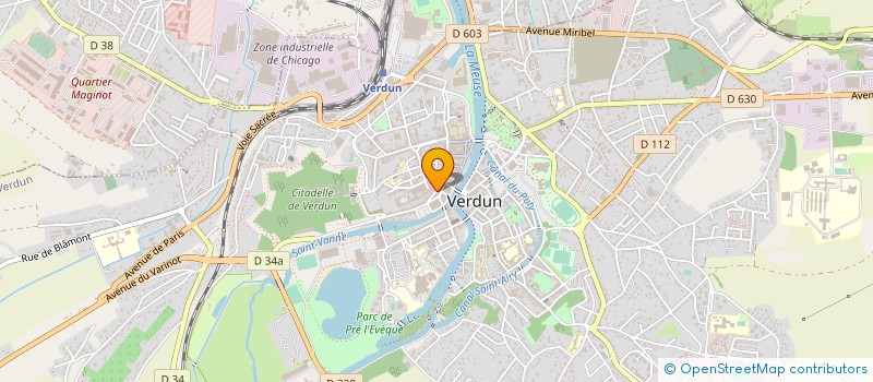 localisation de l'entreprise EURL VIGNERON à VERDUN