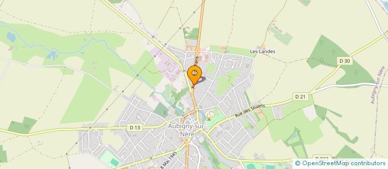 localisation de l'entreprise EURL VILLA STUART  AUBIGNY-SUR-NERE