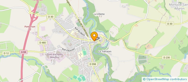 localisation de l'entreprise EURL VIMONT à SAINT-JAMES