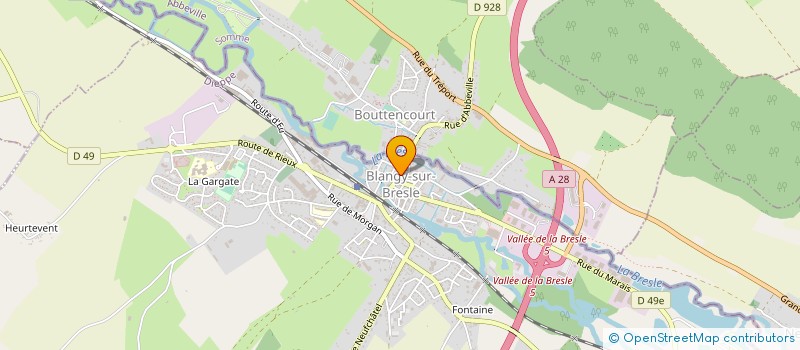 localisation de l'entreprise EURL VINCENT MOULY  BLANGY-SUR-BRESLE