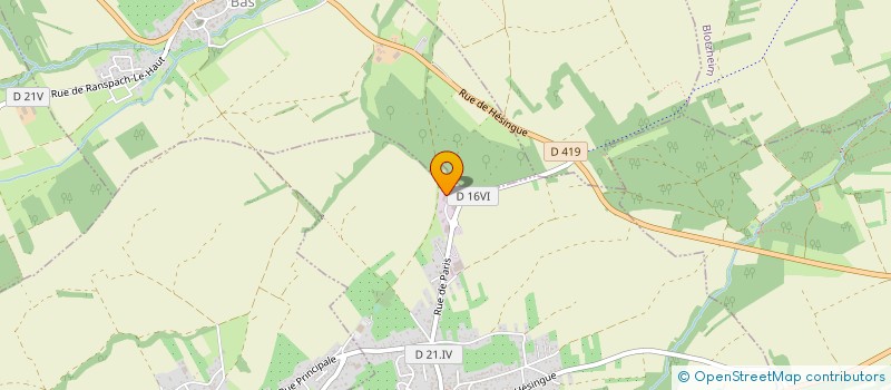 localisation de l'entreprise EURL VINCENT SCHOEN  ATTENSCHWILLER