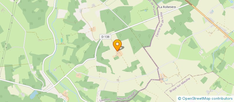 localisation de l'entreprise EURL VINCON TOM  NOYANT-VILLAGES