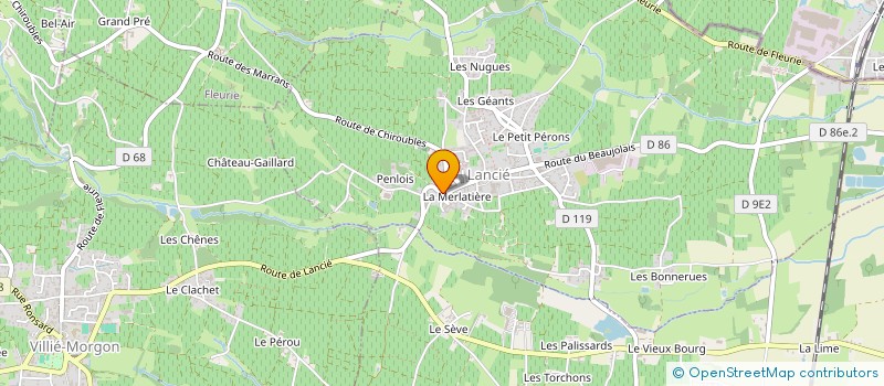 localisation de l'entreprise EURL VINI PASSION  LANCIE