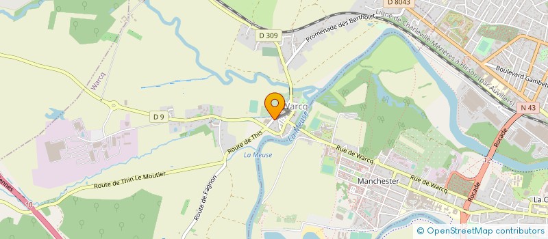 localisation de l'entreprise EURL VIOT  CHARLEVILLE-MEZIERES