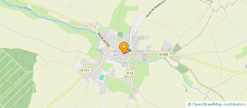 localisation de l'entreprise EURL VIRGINIE VALCKE  CRECY-EN-PONTHIEU