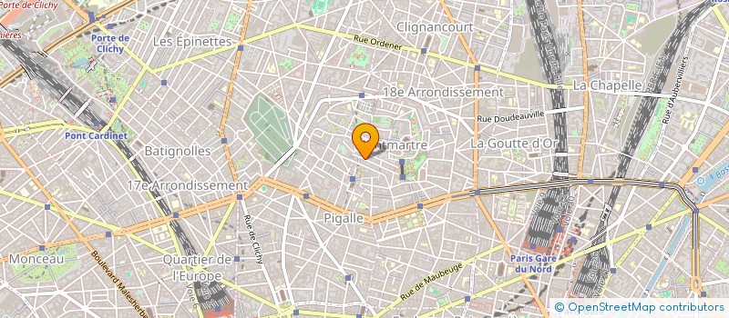 localisation de l'entreprise EURL VIRGINIE VOISNEAU  PARIS