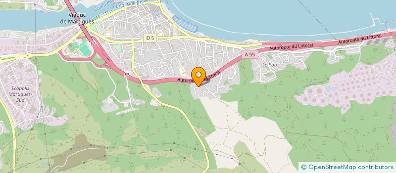 localisation de l'entreprise EURL VISIOSTAR 13  MARTIGUES