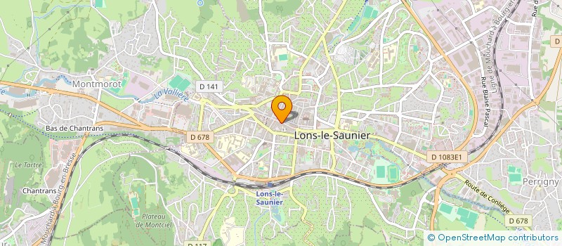 localisation de l'entreprise EURL VISU'L à LONS-LE-SAUNIER