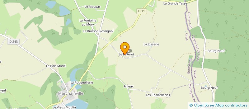 localisation de l'entreprise EURL VIVA LA VIDA à LONGNY LES VILLAGES