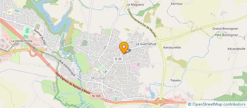 localisation de l'entreprise EURL VLT GESTION  MUZILLAC