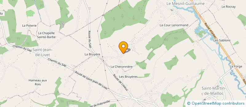 localisation de l'entreprise EURL VOGT  LE MESNIL-GUILLAUME