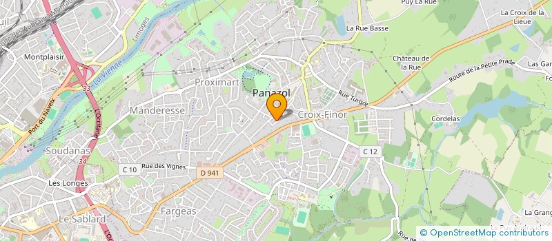 localisation de l'entreprise EURL VOLTA PLUS à PANAZOL