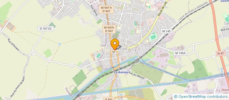 localisation de l'entreprise EURL VOLTAIRE à LA BASSEE