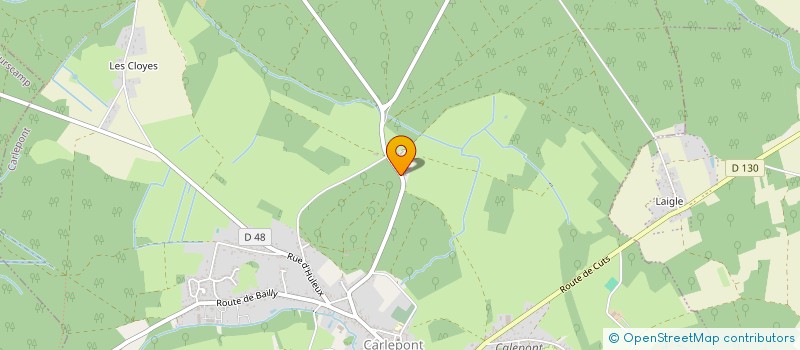 localisation de l'entreprise EURL VR PAYSAGE  CARLEPONT