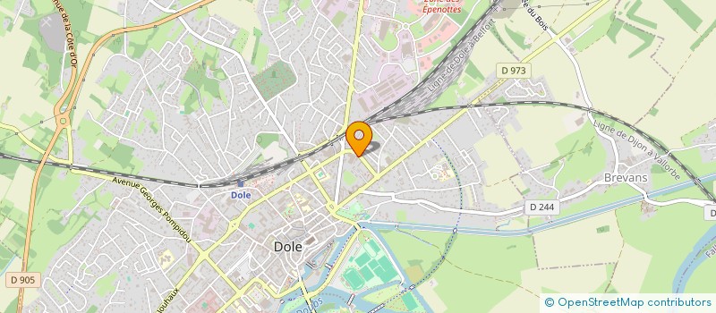 localisation de l'entreprise EURL VULCO VESSOT à DOLE