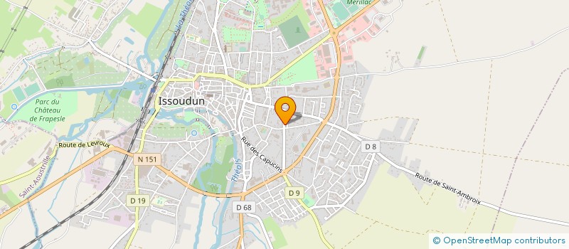 localisation de l'entreprise EURL W. GRASON à ISSOUDUN