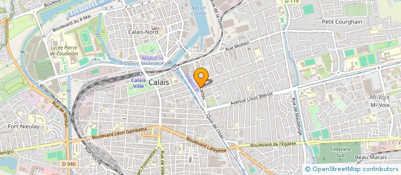 localisation de l'entreprise EURL WALLET à CALAIS