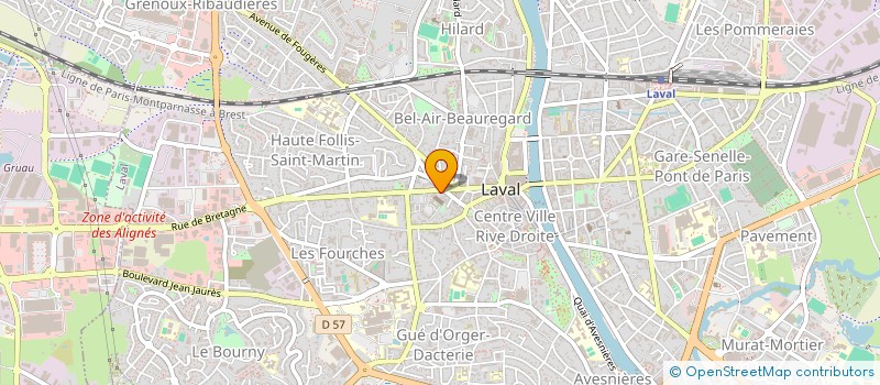 localisation de l'entreprise EURL WEB CENTER à LAVAL