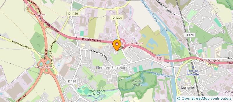 localisation de l'entreprise EURL WEBHN59  FLERS-EN-ESCREBIEUX