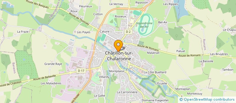localisation de l'entreprise EURL WELTERT à CHATILLON-SUR-CHALARONNE