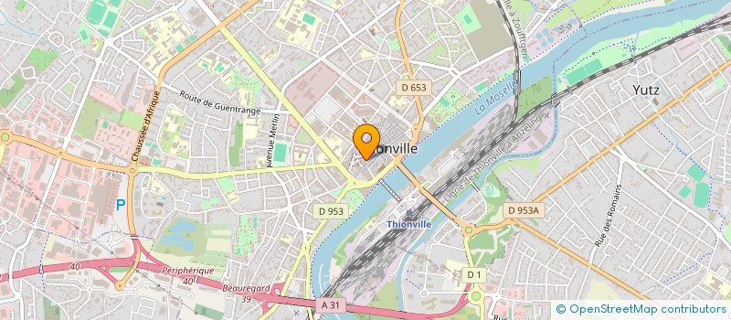 localisation de l'entreprise EURL WILHELM  THIONVILLE