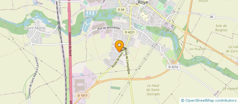 localisation de l'entreprise EURL WILL AUTO à ROYE