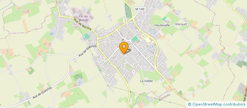 localisation de l'entreprise EURL WOOLTEX DIFFUSION à LINSELLES
