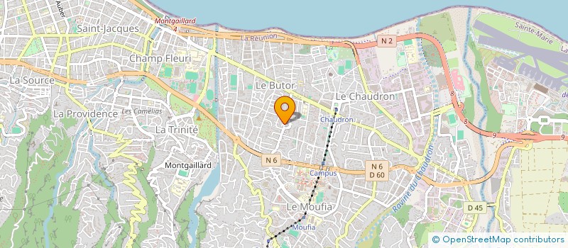 localisation de l'entreprise EURL WS IMMOBILIER  SAINT-DENIS