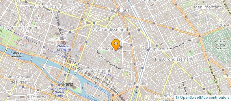 localisation de l'entreprise EURL XAVIER NICOLAS à PARIS