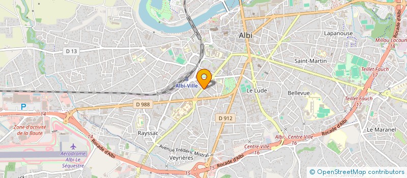 localisation de l'entreprise EURL Y.M.L.B. à ALBI