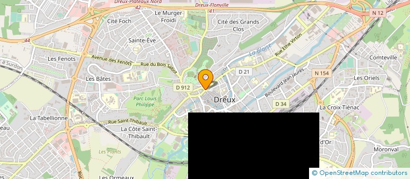 localisation de l'entreprise EURL YAKAMOZ à DREUX