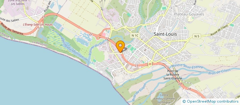 localisation de l'entreprise EURL YANG à SAINT-LOUIS