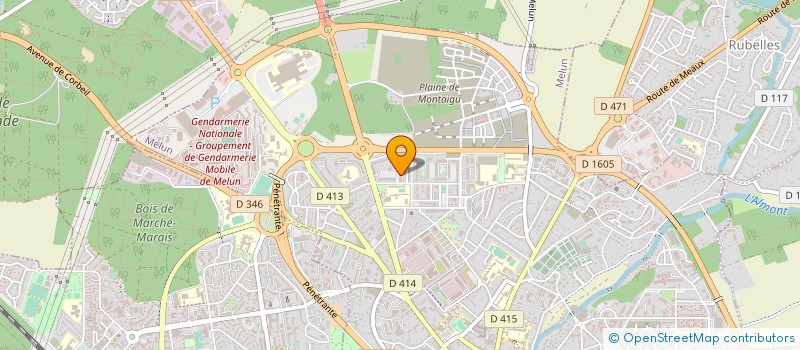 localisation de l'entreprise EURL YANISS à MELUN